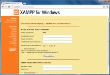 Xampp Sicherheitskonsole