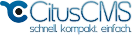CitusCMS Logo - schnell. kompakt. einfach.